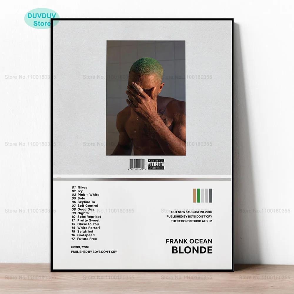 Poster Music Album Blonde Frank Rapper Singer Star Wall Art Canvas Painting Prints for Home Decor